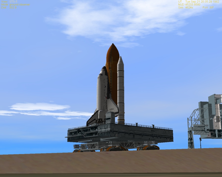 STS-5 VAB to Pad39A rollout | Orbiter Forum